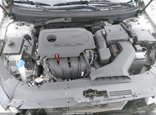 5NPE34AFXJH665872 2018 HYUNDAI SONATA Серебряный Вид сзади