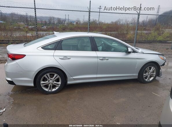 5NPE34AFXJH665872 2018 HYUNDAI SONATA Серебряный Панорамный вид салона 360°
