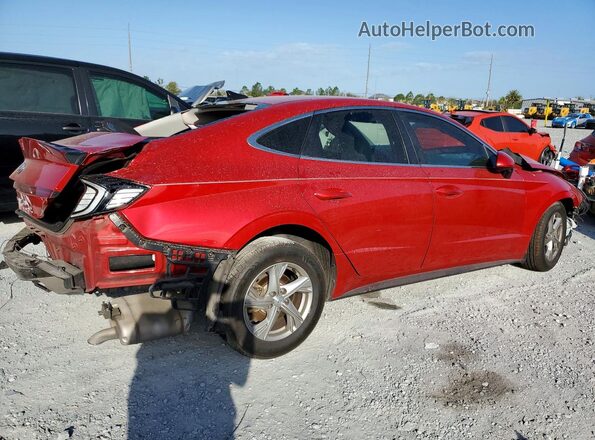 5NPEG4JA6MH103657 2021 HYUNDAI SONATA Red Trasero derecho