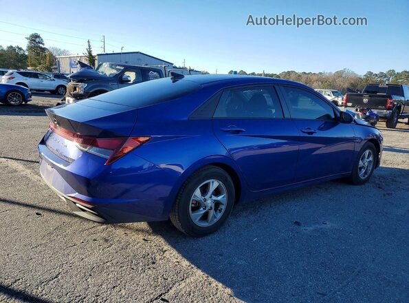 5NPLL4AG0MH024993 2021 HYUNDAI ELANTRA Blue Հետևի աջ