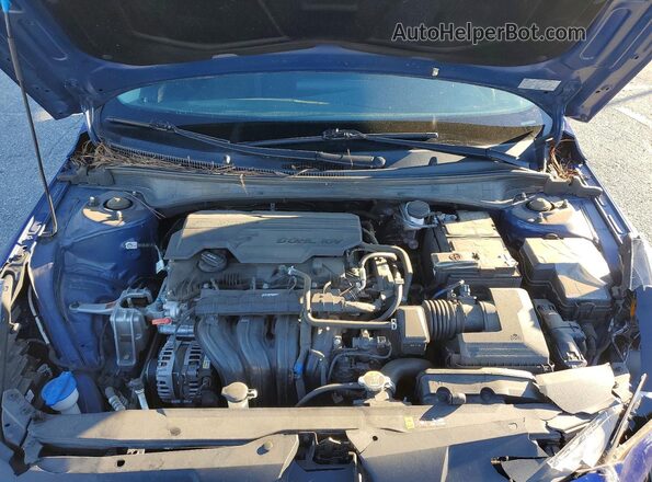 5NPLL4AG0MH024993 2021 HYUNDAI ELANTRA Blue Սալոնի հետևի տեսք