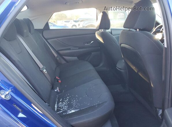 5NPLL4AG0MH024993 2021 HYUNDAI ELANTRA Blue Հետևի նստատեղերի տեսք