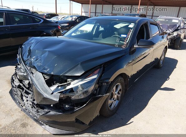 5NPLL4AG1MH046730 2021 HYUNDAI ELANTRA Black Front left