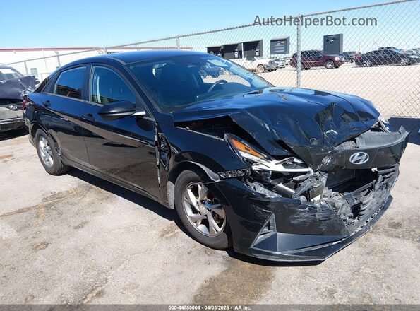 5NPLL4AG1MH046730 2021 HYUNDAI ELANTRA Black Rear interior view