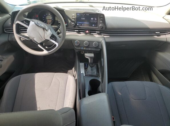 5NPLL4AG3NH057360 2022 HYUNDAI ELANTRA Белый Вид панели приборов