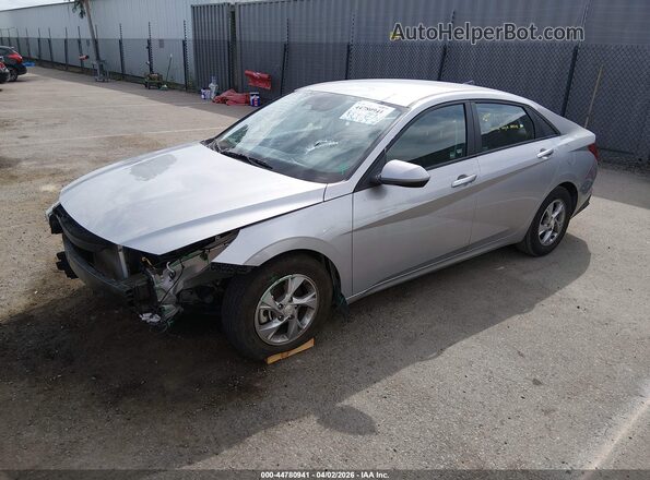 5NPLL4AGXMH013886 2021 HYUNDAI ELANTRA Серебряный Передняя левая четверть
