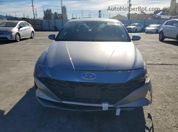 5NPLM4AG2MH009716 2021 HYUNDAI ELANTRA Silver Front view