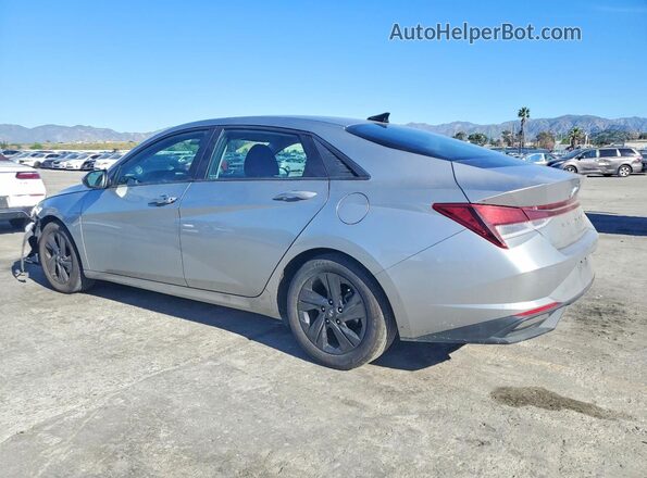 5NPLM4AG2MH009716 2021 HYUNDAI ELANTRA Silver Rear left