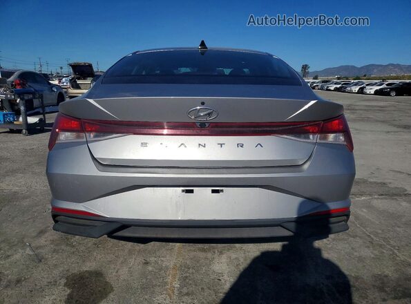 5NPLM4AG2MH009716 2021 HYUNDAI ELANTRA Silver Rear view