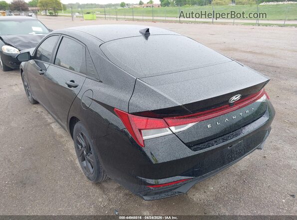 5NPLM4AG3NH066993 2022 HYUNDAI ELANTRA Black Հետևի ձախ