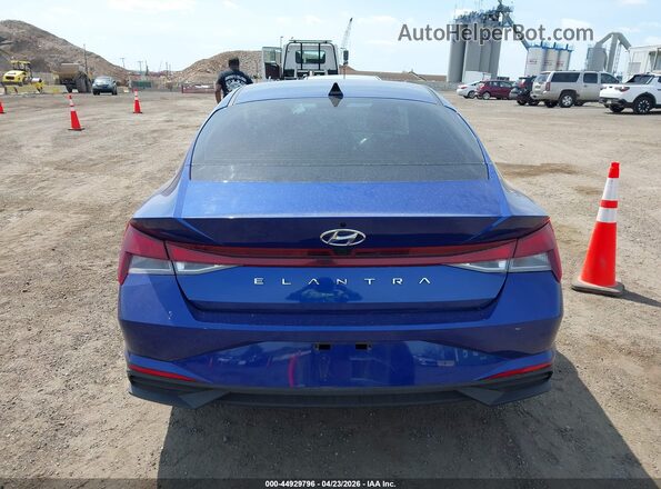 5NPLM4AG6MH001182 2021 HYUNDAI ELANTRA Blue 
