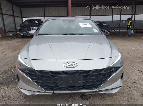 5NPLM4AG8MH008599 2021 HYUNDAI ELANTRA Silver ხელსაწყოთა პანელის ხედი