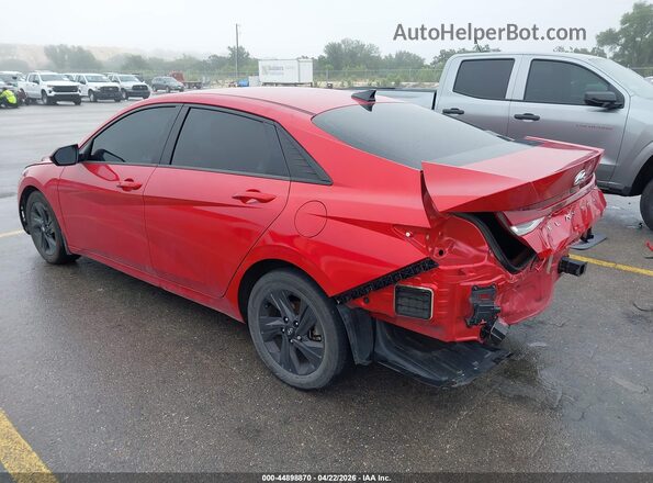 5NPLM4AGXNH065825 2022 HYUNDAI ELANTRA Красный Задняя левая четверть