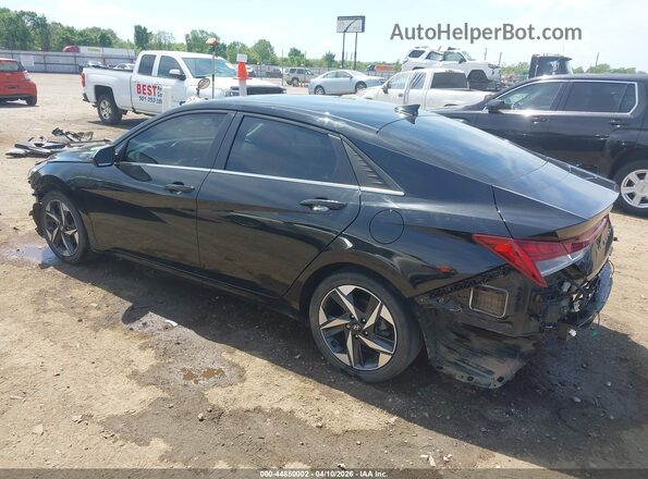 5NPLP4AG2PH108662 2023 HYUNDAI ELANTRA Черный Задняя левая четверть