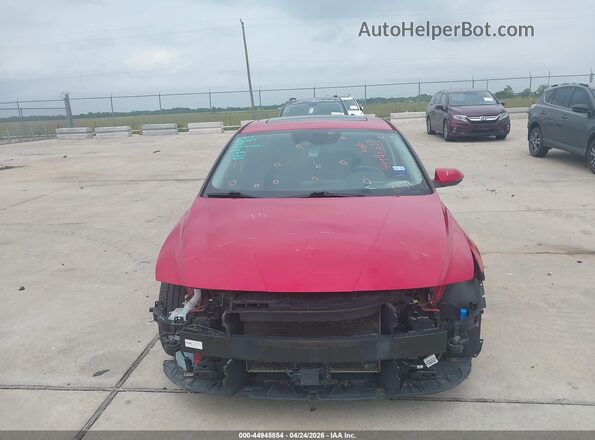 5NPLP4AG5MH026159 2021 HYUNDAI ELANTRA Red Vista del cuadro de instrumentos