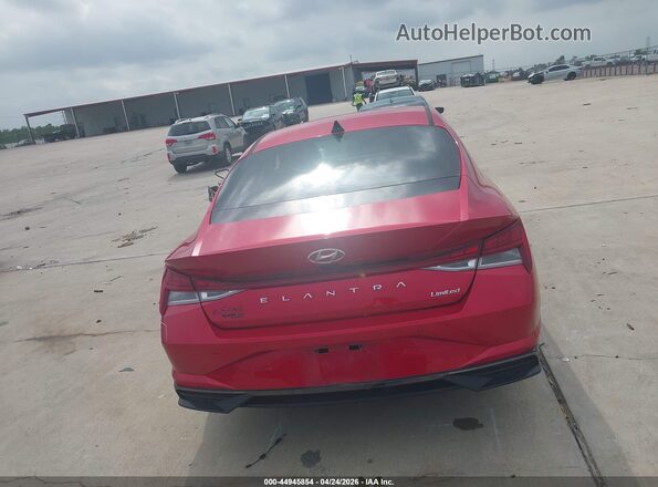 5NPLP4AG5MH026159 2021 HYUNDAI ELANTRA Red 