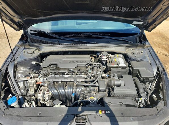 5NPLP4AG6MH037462 2021 HYUNDAI ELANTRA Charcoal Rear interior view