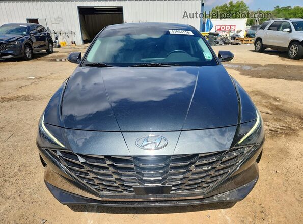 5NPLP4AG6MH037462 2021 HYUNDAI ELANTRA Charcoal Front view
