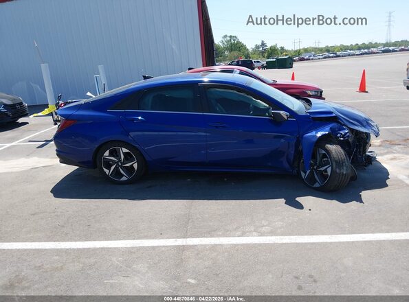 5NPLP4AG9PH108464 2023 HYUNDAI ELANTRA Синий Панорамный вид салона 360°