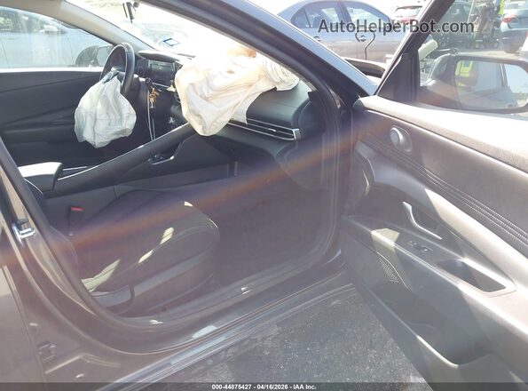 5NPLS4AG0MH032675 2021 HYUNDAI ELANTRA Gray წინა სალონის ხედი