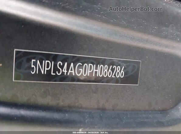 5NPLS4AG0PH086286 2023 HYUNDAI ELANTRA Черный Вид подкапотного пространства