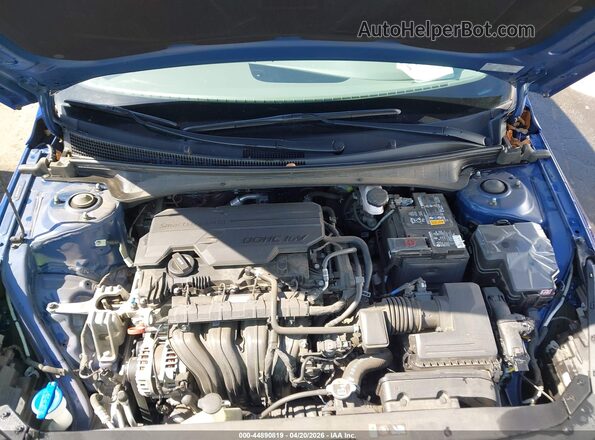 5NPLS4AG4MH005379 2021 HYUNDAI ELANTRA Blue Engine compartment view