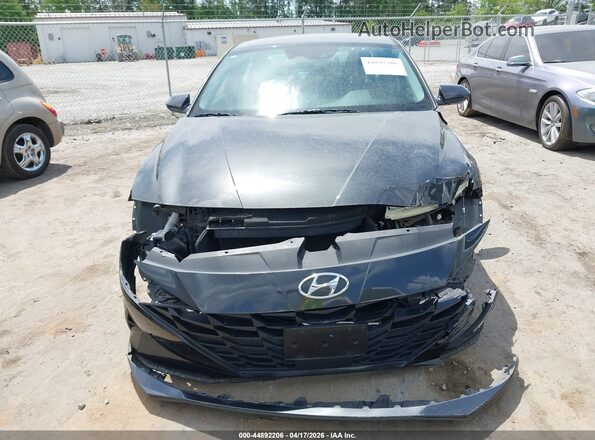 5NPLS4AG4MH010095 2021 HYUNDAI ELANTRA Black Սարքավորումների վահանակի տեսք