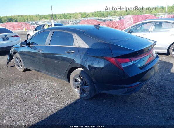 5NPLS4AG4NH075353 2022 HYUNDAI ELANTRA Black Հետևի ձախ