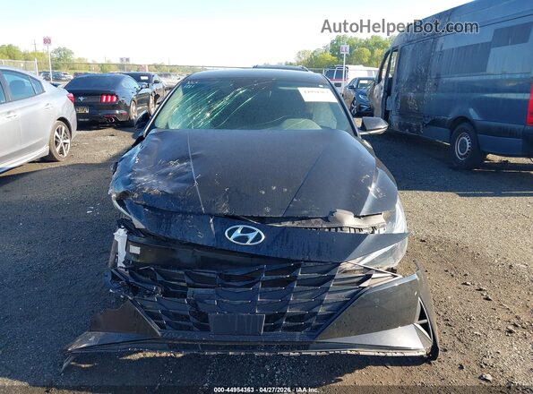 5NPLS4AG4NH075353 2022 HYUNDAI ELANTRA Black Սարքավորումների վահանակի տեսք