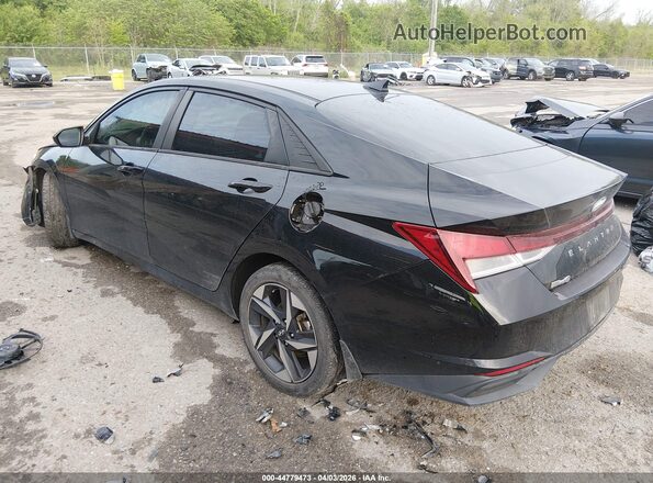5NPLS4AG8PH092188 2023 HYUNDAI ELANTRA Black Trasero izquierdo