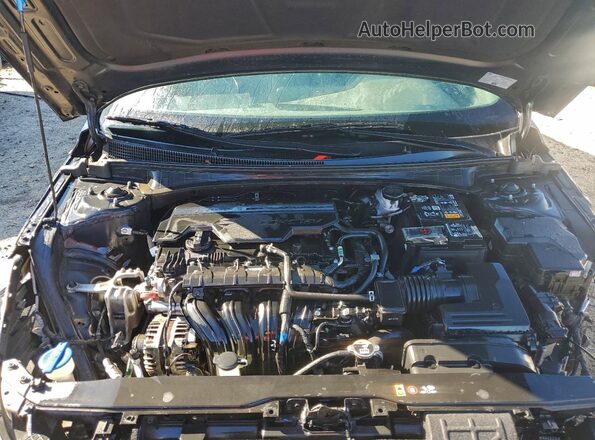 5NPLS4AGXNH061330 2022 HYUNDAI ELANTRA Black უკანა სალონის ხედი