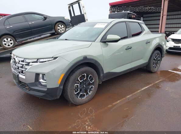 5NTJADAEXPH048865 2023 HYUNDAI SANTA CRUZ Green Передня ліва чверть