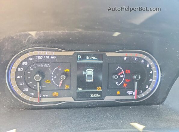 5NTJBDAEXPH070068 2023 HYUNDAI SANTA Black Vista del cuadro de instrumentos