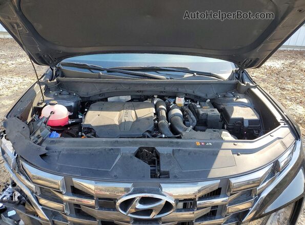 5NTJCDDFXRH117944 2024 HYUNDAI SANTA Black Вид задньої частини салону