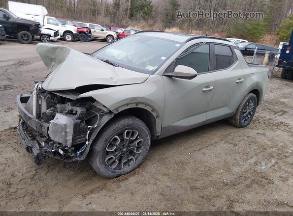 5NTJDDAF4NH036739 2022 HYUNDAI SANTA CRUZ Green Առջևի ձախ երեք քառորդ տեսարան