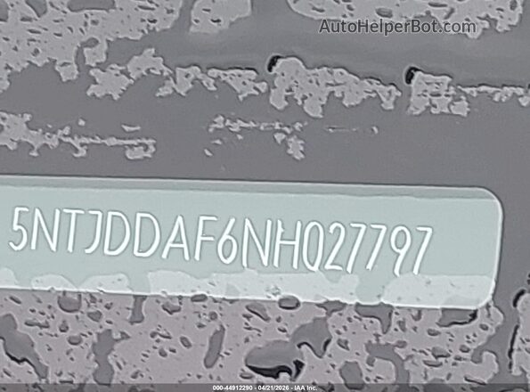 5NTJDDAF6NH027797 2022 HYUNDAI SANTA CRUZ Black 