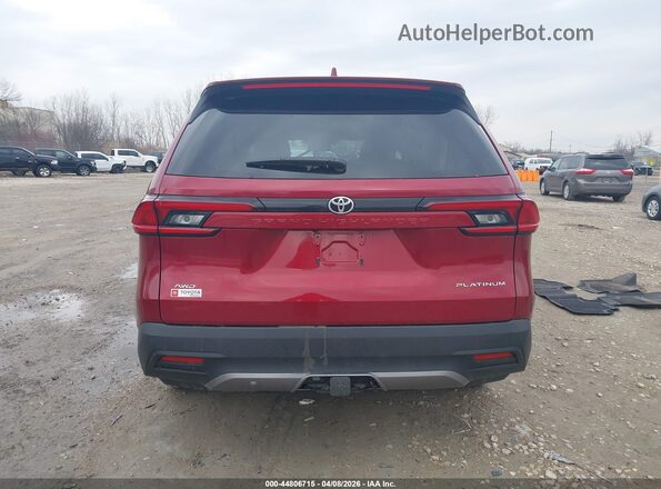 5TDAAAB52SS094673 2025 TOYOTA GRAND HIGHLANDER Red 
