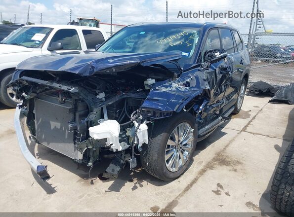 5TDAAAB57SS079165 2025 TOYOTA GRAND HIGHLANDER Blue Front left