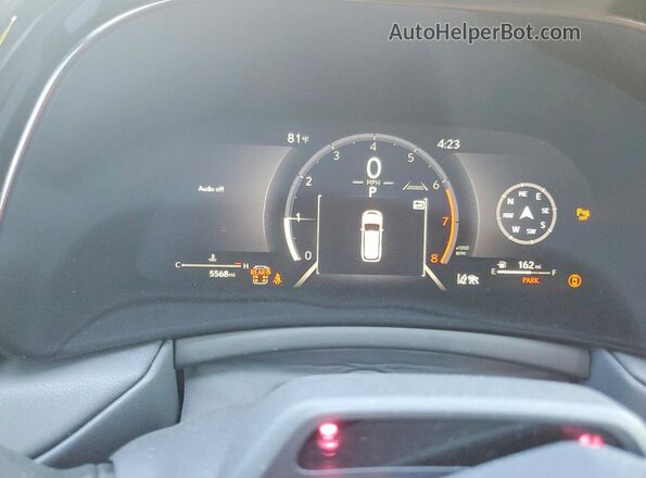 5TDAAAB6XSS044998 2025 LEXUS TX Gray Вид щитка приладів
