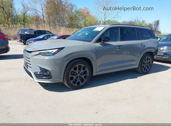 5TDABAB65SS014692 2025 LEXUS TX 500H Gray Vista tres cuartos delantera izquierda