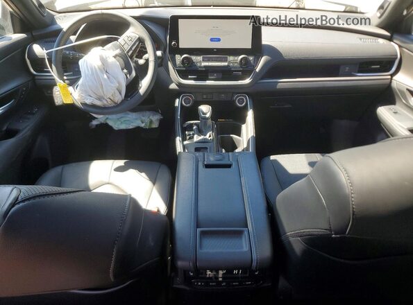 5TDACAB50SS054828 2025 TOYOTA HIGHLANDER HYBRID Gray Dashboard view