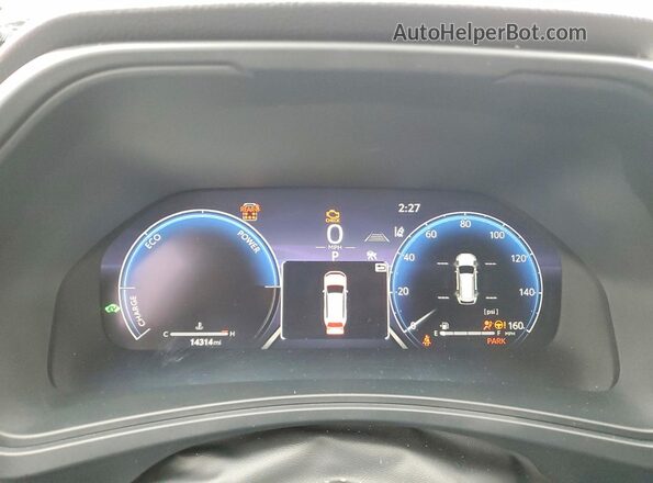 5TDACAB52SS050831 2025 TOYOTA HIGHLANDER HYBRID Black Instrument cluster view