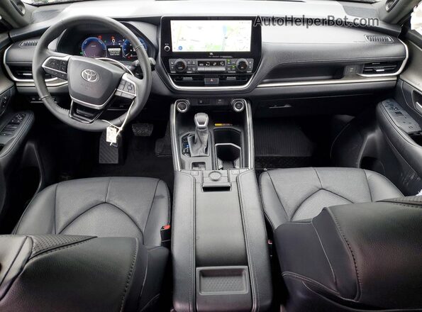 5TDACAB52SS050831 2025 TOYOTA HIGHLANDER HYBRID Black Dashboard view
