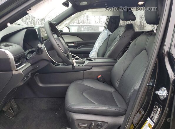 5TDACAB52SS050831 2025 TOYOTA HIGHLANDER HYBRID Black Front interior view