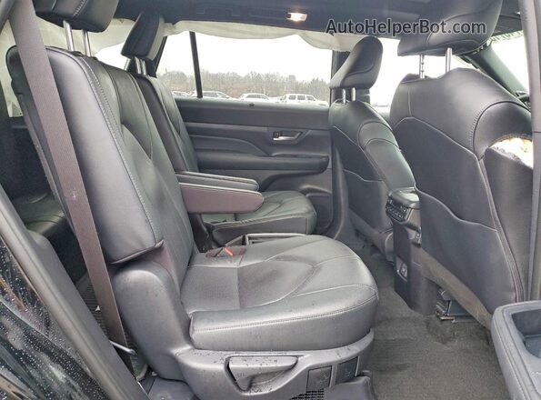 5TDACAB52SS050831 2025 TOYOTA HIGHLANDER HYBRID Black Rear interior view