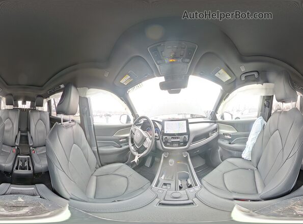 5TDACAB52SS050831 2025 TOYOTA HIGHLANDER HYBRID Black 360 interior view