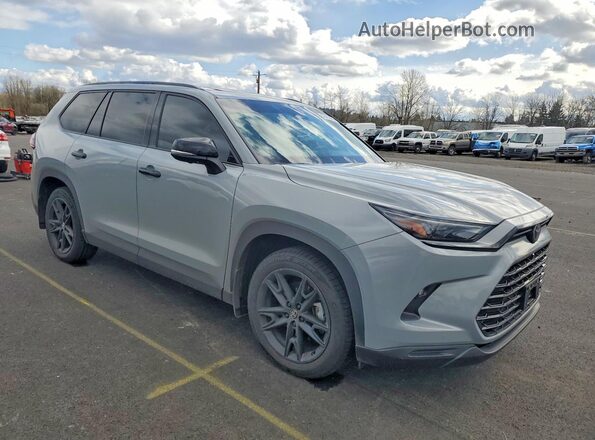 5TDACAB53SS055911 2025 TOYOTA HIGHLANDER HYBRID Gray Delantero derecho