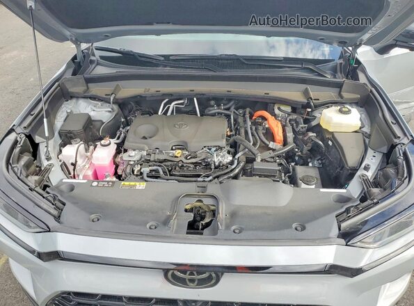 5TDACAB53SS055911 2025 TOYOTA HIGHLANDER HYBRID Gray Vista del compartimento del motor