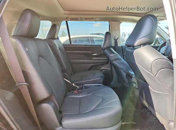5TDACAB54SS051009 2025 TOYOTA HIGHLANDER Черный Вид задней части салона