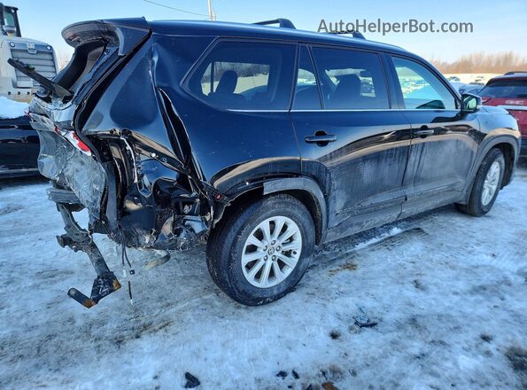 5TDACAB54SS051009 2025 TOYOTA HIGHLANDER Черный Задняя правая четверть